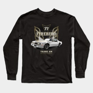 Firebird Trans Am 1977 White Long Sleeve T-Shirt